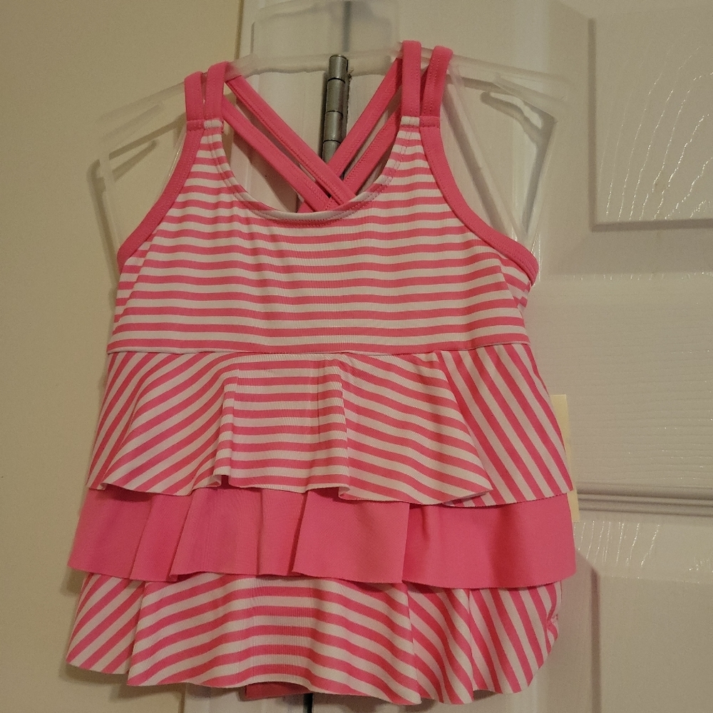 Girls Swim Set Tankini XS 4/5